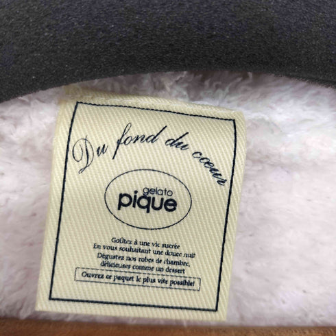 ジェラートピケ gelato pique ジップアップ パーカー ルームウェア レディース FREE