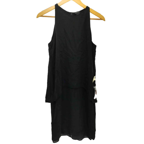 セオリー theory Lyall シルク100 レイヤード ノースリーブワンピース ドレス ひざ丈 レディース JPN:2