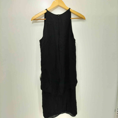 セオリー theory Lyall シルク100 レイヤード ノースリーブワンピース ドレス ひざ丈 レディース JPN:2