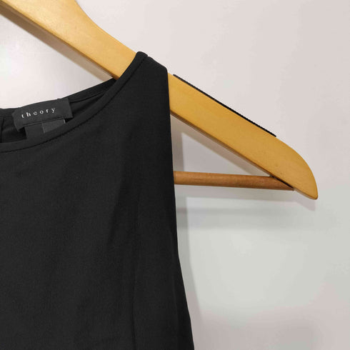 セオリー theory Lyall シルク100 レイヤード ノースリーブワンピース ドレス ひざ丈 レディース JPN:2