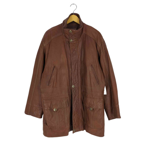 VITESSE ハイネック レザーハーフコート メンズ JPN:L