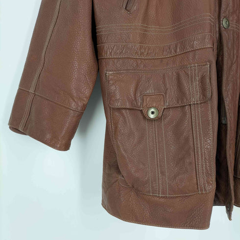 VITESSE ハイネック レザーハーフコート メンズ JPN:L