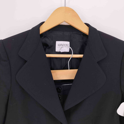 アルマーニコレツィオーニ ARMANI COLLEZIONI 3B シングル ブレスト テーラード ジャケット スラックス セットアップ レディース 38