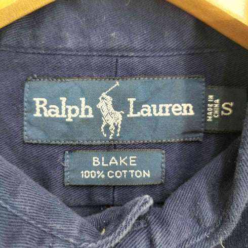 ラルフローレン RALPH LAUREN 90S BLAKE ポニー刺繍 L/S ボタンダウンシャツ メンズ import:S
