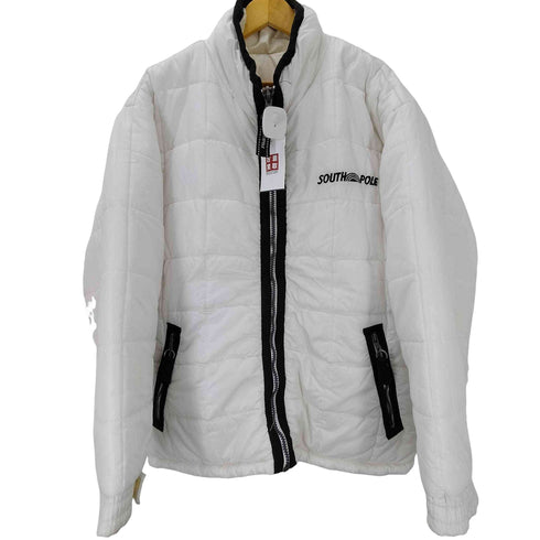 サウスポール SOUTHPOLE SP-USA スクエアステッチ リップストップ リバーシブル 中綿 ジャケット メンズ import:M
