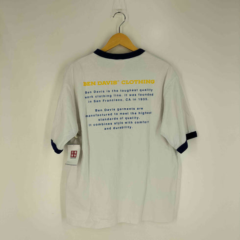 ベンデイビス BEN DAVIS S/S ロゴ刺繍 リンガーTシャツ メンズ JPN:L