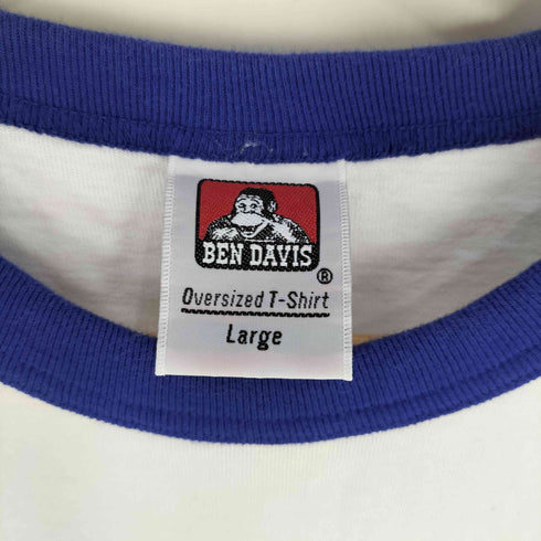 ベンデイビス BEN DAVIS S/S ロゴ刺繍 リンガーTシャツ メンズ JPN:L