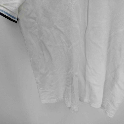 フレッドペリー FRED PERRY The Fred Perry Shirt M12 英国製 月桂樹 ロゴ 刺繍 リブ ボーダー S/S ポロシャツ メンズ EUR:46