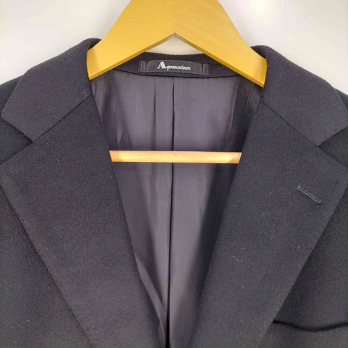 アクアスキュータム AQUASCUTUM カシミヤ100% 2Bテーラードジャケット メンズ 96AB5