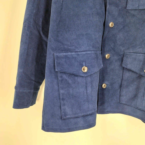 ランズエンド LANDS END 細畝コーデュロイ ハーフコート メンズ JPN:XL