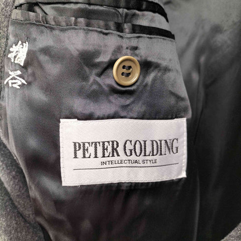 PETER GOLDING イタリア製 ウールチェスターコート メンズ