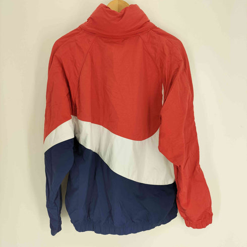 ナイキ NIKE スウッシュ刺繍 トリコロール ナイロン ANORAK JACKET アノラックジャケット メンズ import:M