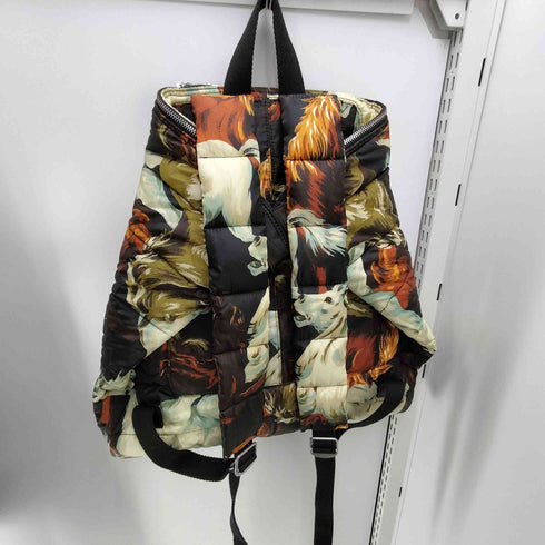ケンゾー KENZO 21AW Kenzomania 2WAY 総柄 ホース 馬 プリント キルト パデット バックパック リュック メンズ