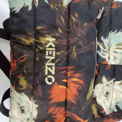 ケンゾー KENZO 21AW Kenzomania 2WAY 総柄 ホース 馬 プリント キルト パデット バックパック リュック メンズ
