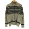 ORIGINAL SCANDINAVIAN DESIGN ジップアップ カーディガン ノルディック柄 メンズ import:M