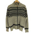 ORIGINAL SCANDINAVIAN DESIGN ジップアップ カーディガン ノルディック柄 メンズ import:M