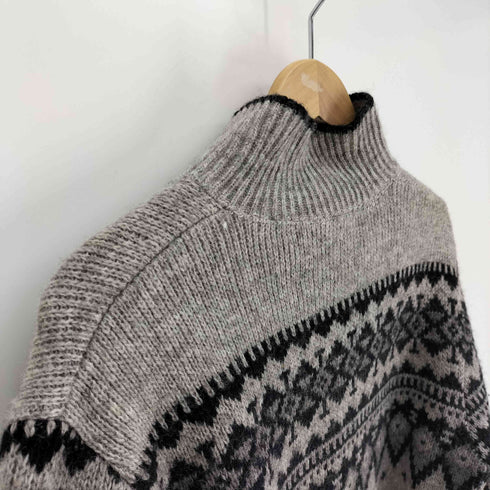 ORIGINAL SCANDINAVIAN DESIGN ジップアップ カーディガン ノルディック柄 メンズ import:M