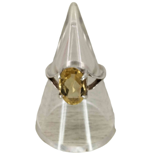 シルバー刻印 ストーンリング レディース 11号