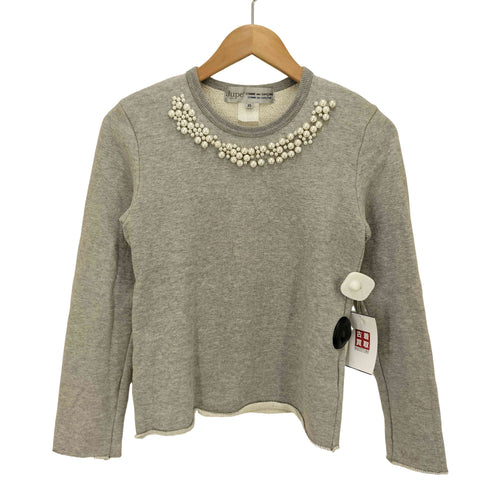 コムデギャルソンコムデギャルソン COMME des GARCONS COMME des GARCONS パール装飾 クロップド クルーネックスウェット レディース JPN:XS