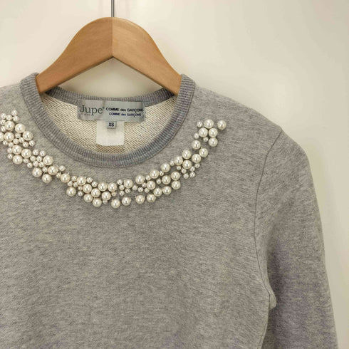 コムデギャルソンコムデギャルソン COMME des GARCONS COMME des GARCONS パール装飾 クロップド クルーネックスウェット レディース JPN:XS