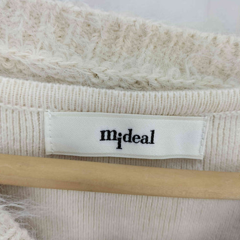 mideal shaggy bolero knit set up シャギーボレロ ニットセットアップ レディース FREE