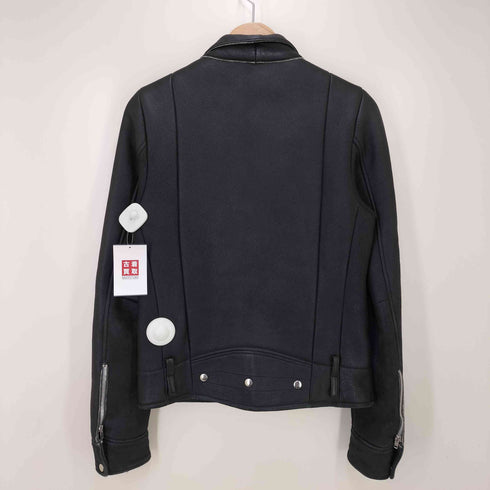 ゴールデングース GOLDEN GOOSE ムートン ボア ラムレザー ダブルライダースジャケット レディース xxs