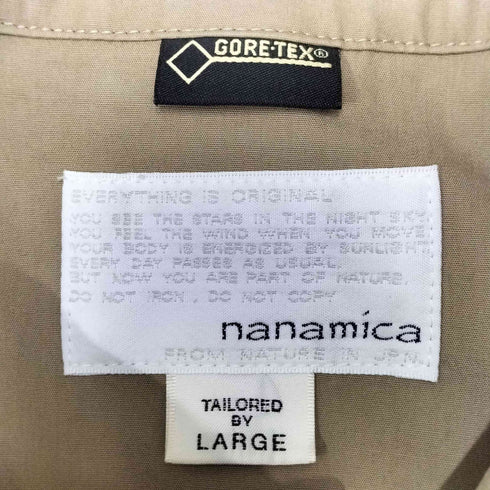 ナナミカ nanamica GORE-TEX/ゴアテックス SOUTIEN COLLAR COAT ステンカラーコート レディース import:L