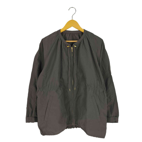 ユナイテッドアローズグリーンレーベルリラクシング UNITED ARROWS green label relaxing ギャザー ノーカラー ブルゾン レディース JPN:38