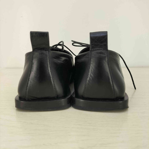 ジルサンダー JIL SANDER スクエアトゥ レースアップ フラットシューズ レディース EUR:37