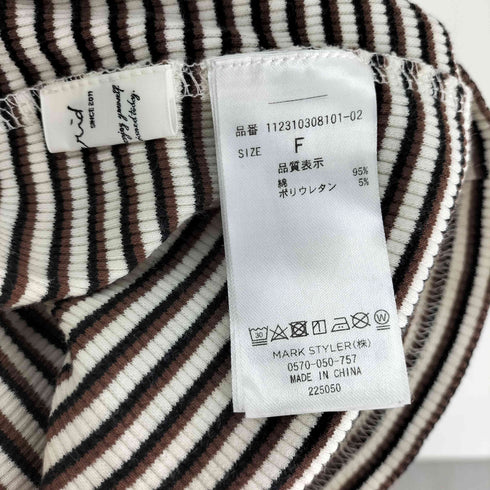 アングリッド Ungrid バックオープンフィットカットワンピース レディース FREE