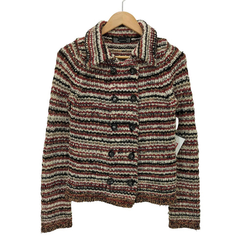 ザラ ZARA クロシェ ニットカーディガン レディース