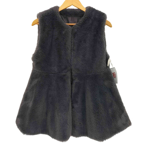 Thevon 24aw ペプラムファーベスト レディース FREE