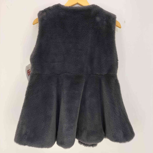 Thevon 24aw ペプラムファーベスト レディース FREE