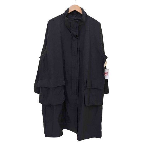 yacoo maricard 比翼 ナイロン チェスターコート メンズ