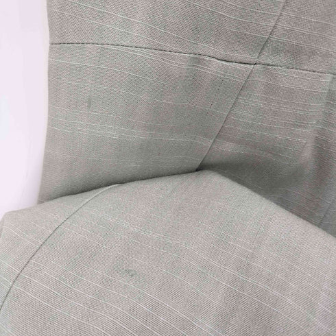 ジルサンダー JIL SANDER シルク リネン混 ノースリーブ チェック Vネック レーヨン ネップ ワンピース レディース 32