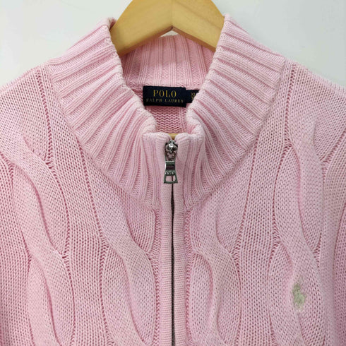 ポロラルフローレン POLO RALPH LAUREN コットン ドライバーズニット ジップアップ メンズ import:XL