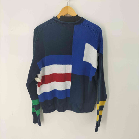 ポロラルフローレン POLO RALPH LAUREN ロールネック コットンニット 短丈ボックスシルエット メンズ import:XL