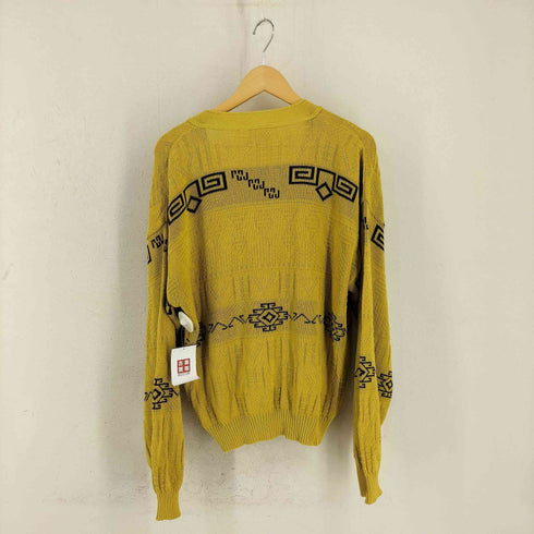 総柄 コットン カーディガン メンズ import:M