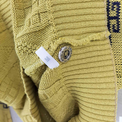 総柄 コットン カーディガン メンズ import:M