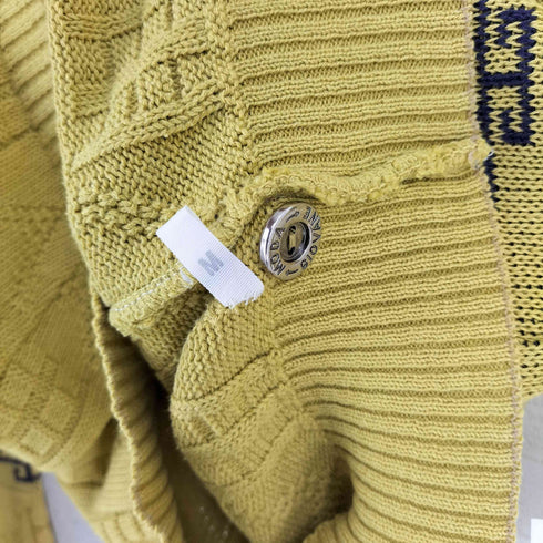 総柄 コットン カーディガン メンズ import:M