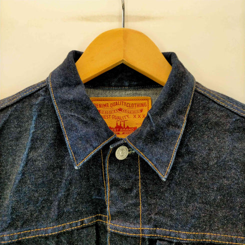 ドゥニーム Denime 14.5oz インディゴ 2nd 型 デニム トラッカー ジャケット メンズ 38