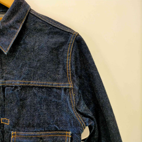 ドゥニーム Denime 14.5oz インディゴ 2nd 型 デニム トラッカー ジャケット メンズ 38