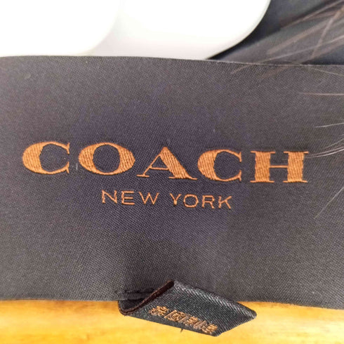 コーチ COACH キルティング ダブルジップ スタンドカラー ロングダウンコート レディース import:XS
