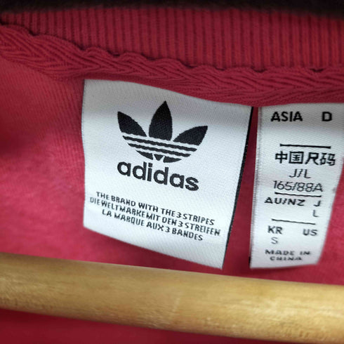 アディダス adidas ベロア クルーネック プルオーバー レディース JPN:L