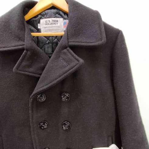 ショット Schott USA製 U.S.740N PEA JACKET 裏地キルティング メルトン Pコート メンズ US:38