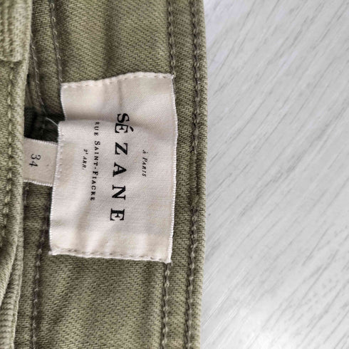 SEZANE PANTALON VERT レディース 34