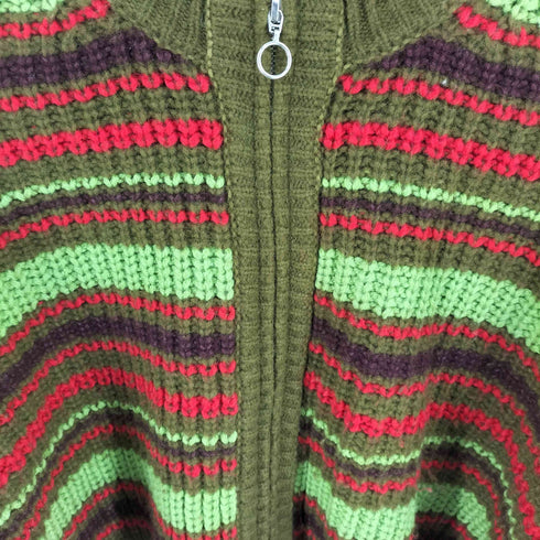 ファーストハンド Firsthand ノーカラーショートジップカーディガン レディース FREE