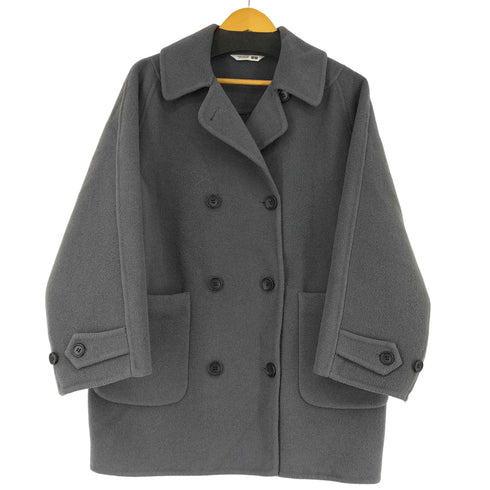 ユニクロ UNIQLO ダブルフェイスハーフコート レディース JPN:M