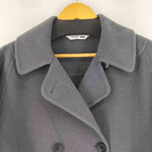 ユニクロ UNIQLO ダブルフェイスハーフコート レディース JPN:M