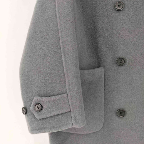 ユニクロ UNIQLO ダブルフェイスハーフコート レディース JPN:M